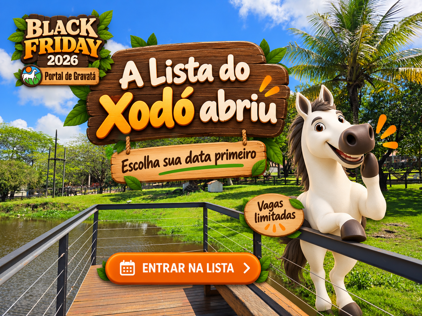 Black Friday 2026 Portal de Gravatá: a Lista do Xodó abriu