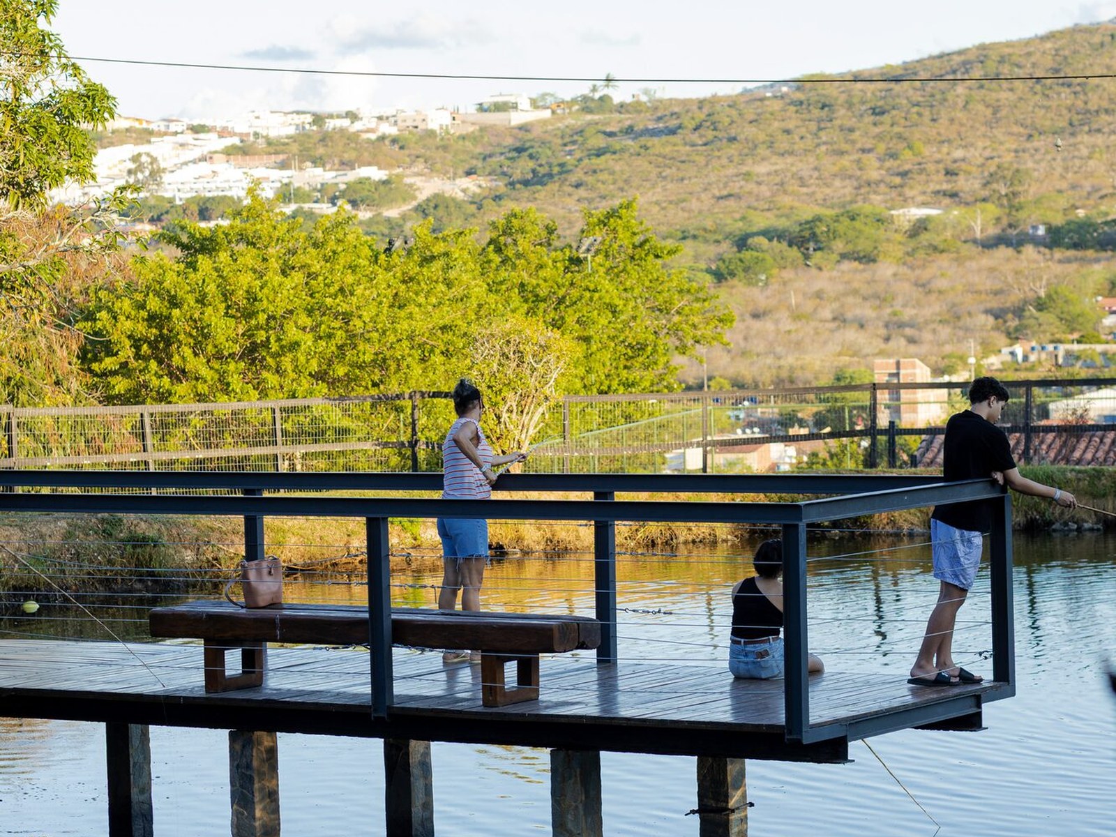 Pesca esportiva e deck